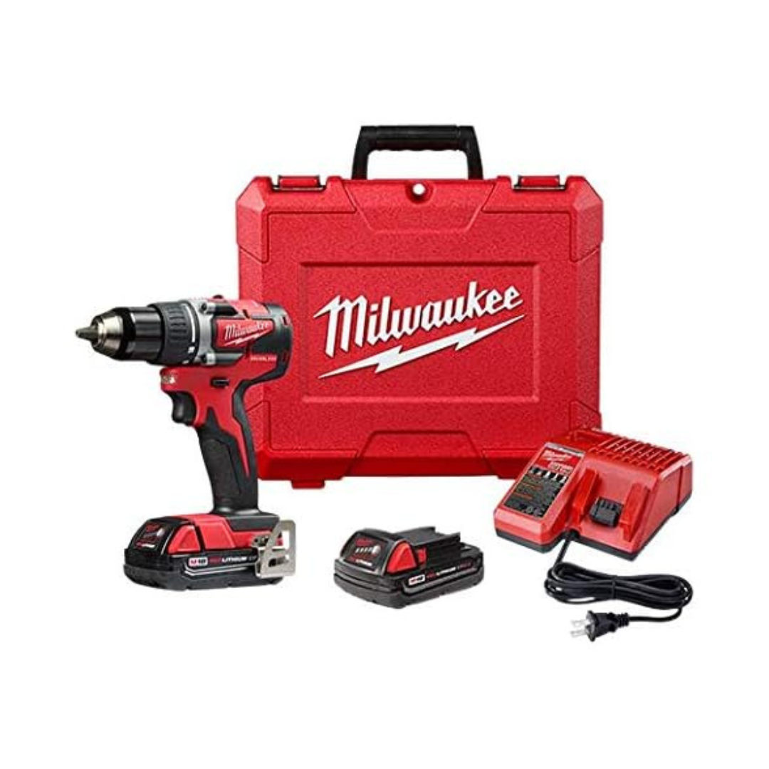 Milwaukee M18 18V Brushless Hammer Drill/Driver Kit