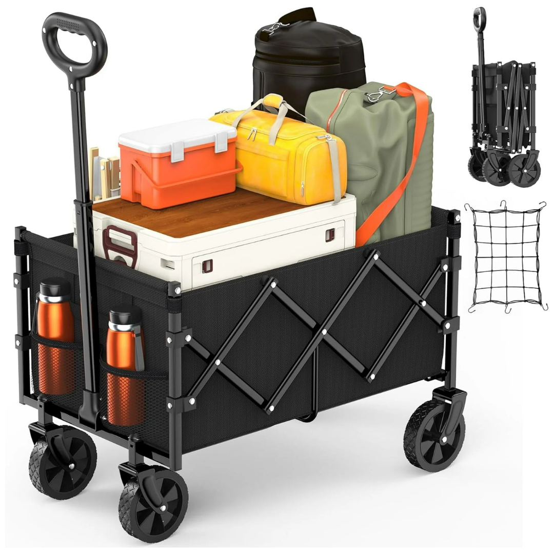 Nadonli Portable Heavy Duty Collapsible Utility Wagon