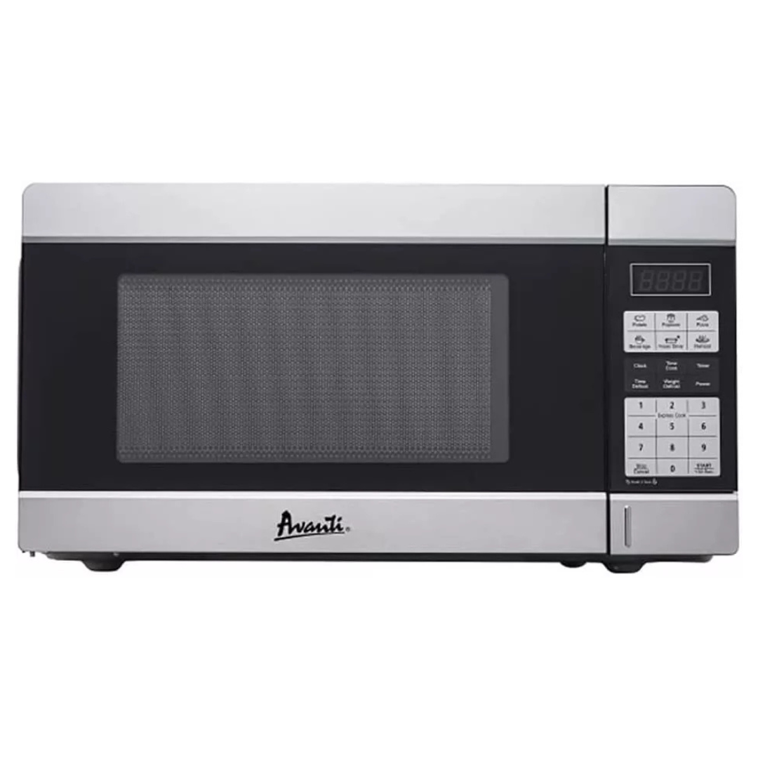 Avanti 0.9 cu. ft. 900 Watts Stainless Steel Microwave Oven