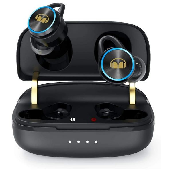 Monster In-Ear Bluetooth Headphones With Charging Case (5 Colors)