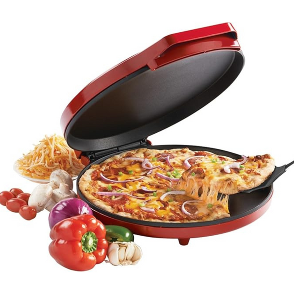 Betty Crocker Countertop 1440-Watt Pizza Maker Machine