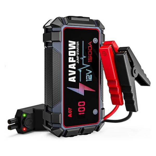 Avapow 1500A Peak Current Jump Starter Cables Kit