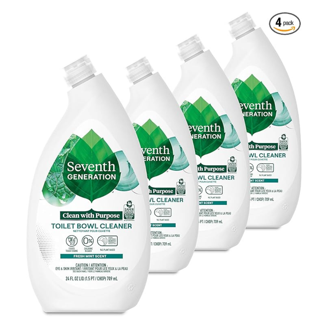 4-Pack 24-Oz Seventh Generation Toilet Bowl Cleaner (Fresh Mint)