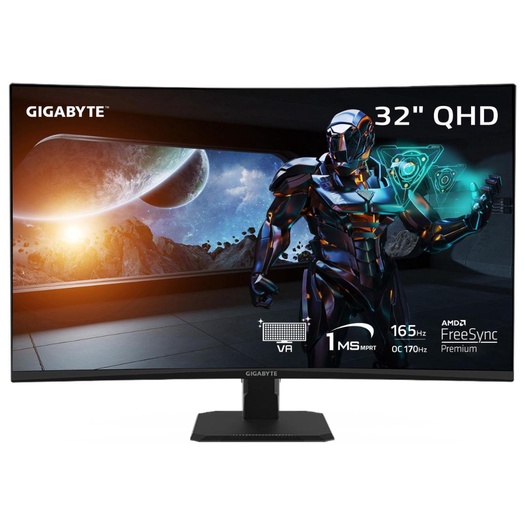 GIGABYTE GS32QC 32" Curved WQHD VA Gaming Monitor