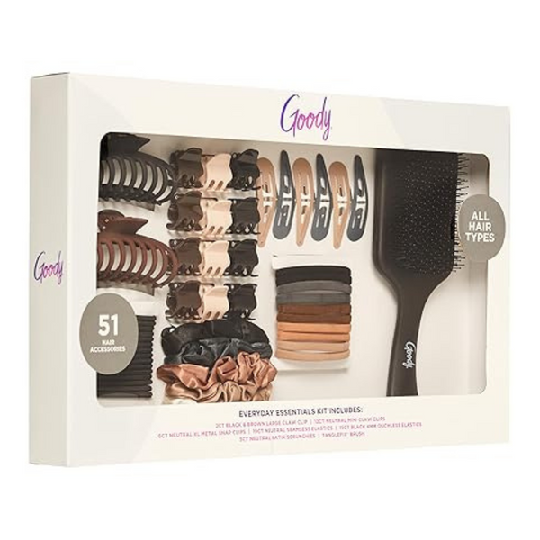 51-Piece Goody Neutral Color Hair Accessories Kit