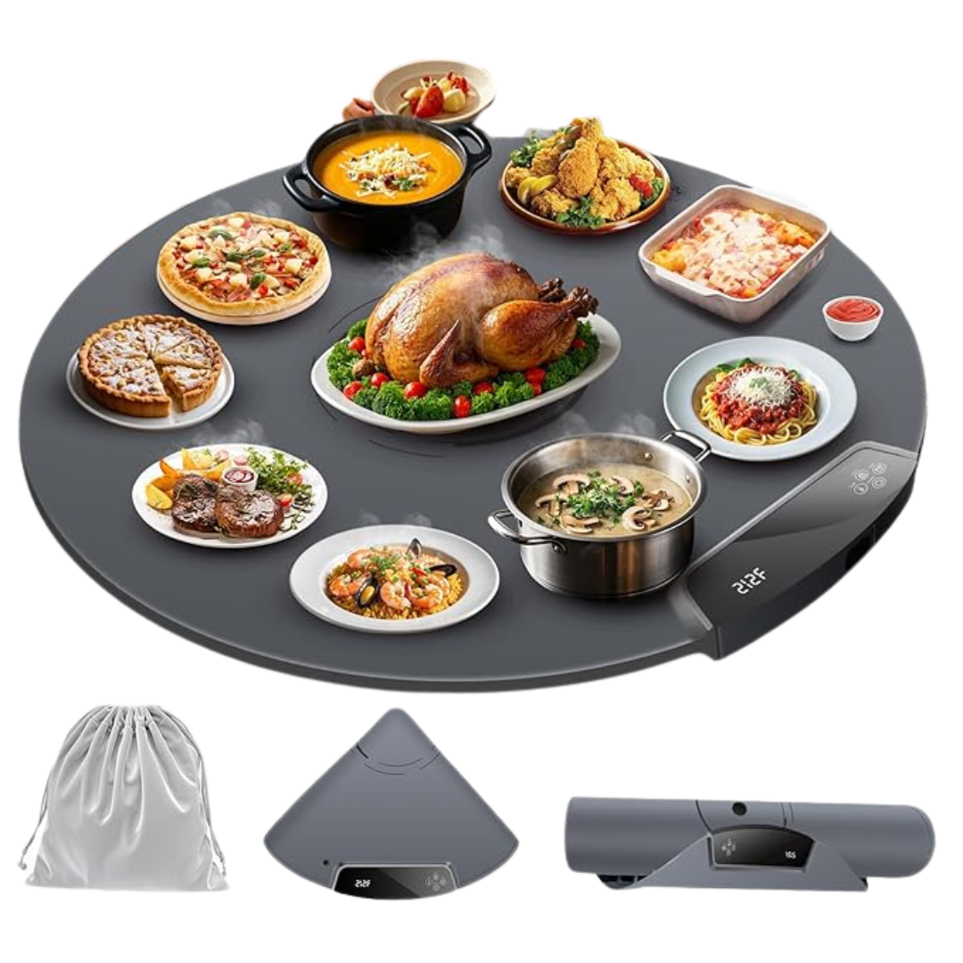 Upgraded Extra Large Roll Up Food Warming Mat