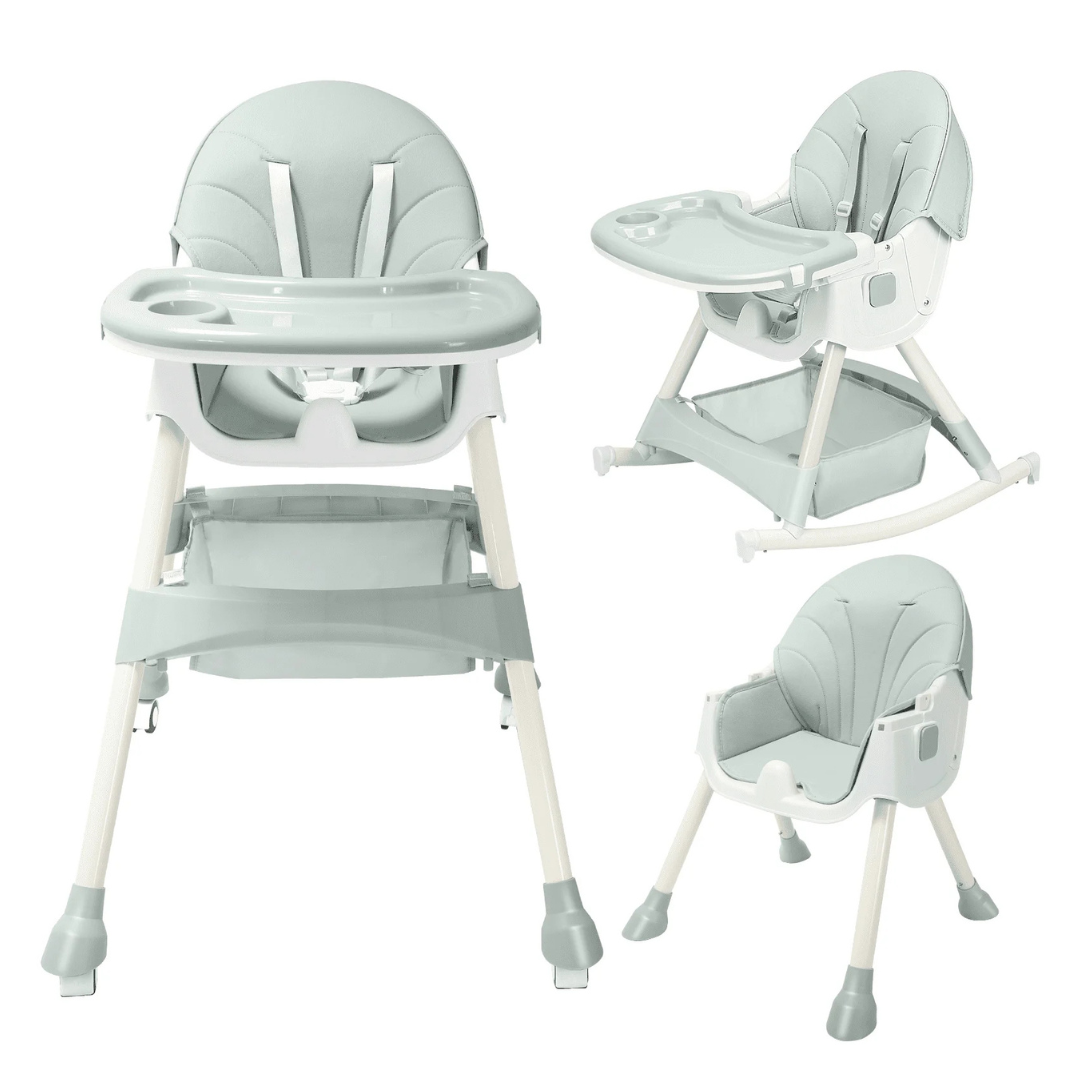 Harppa Convertible 4-In-1 Baby High Chair With Removable Tray