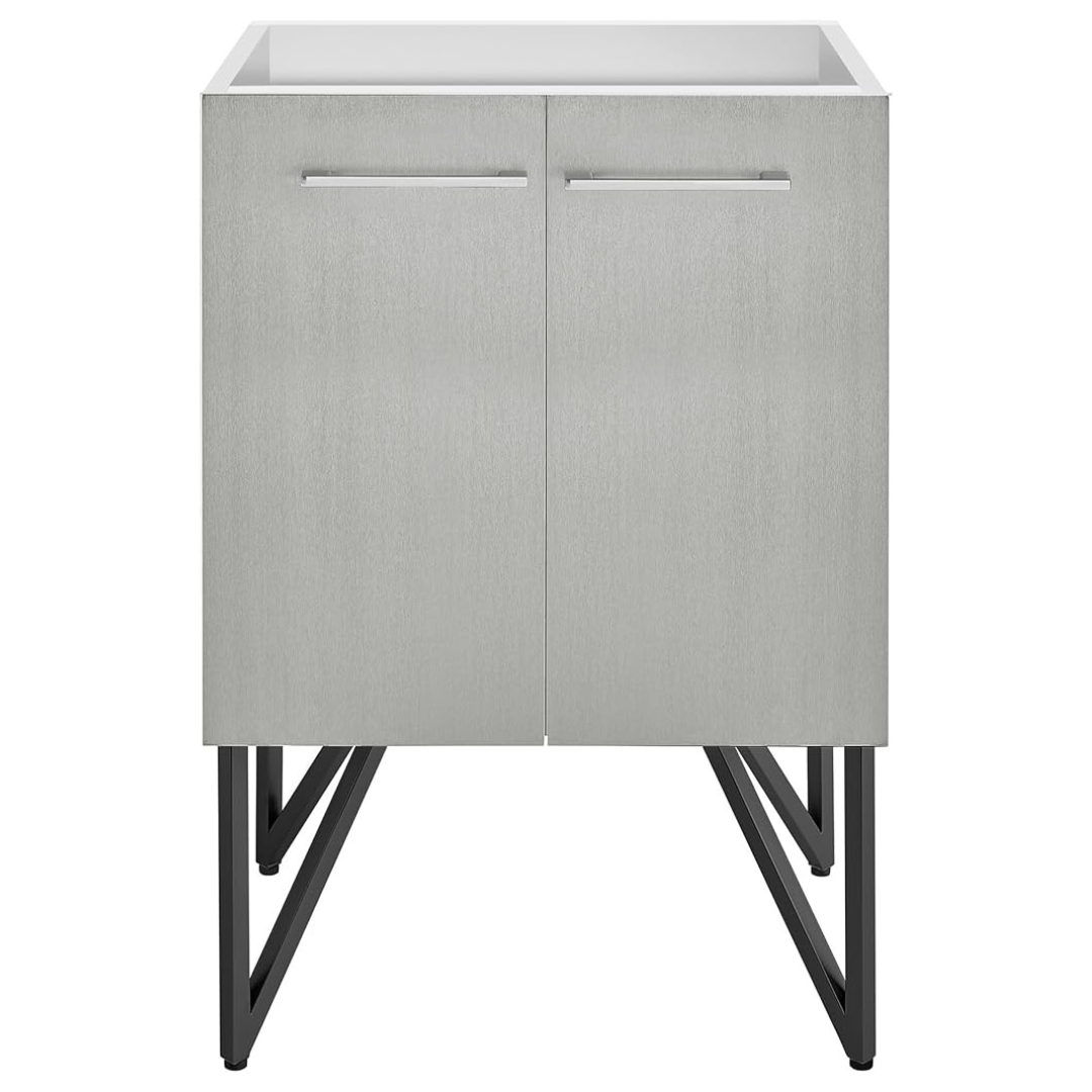 Swiss Madison Annecy 24 Brushed Grey Bathroom Vanity Cabinet