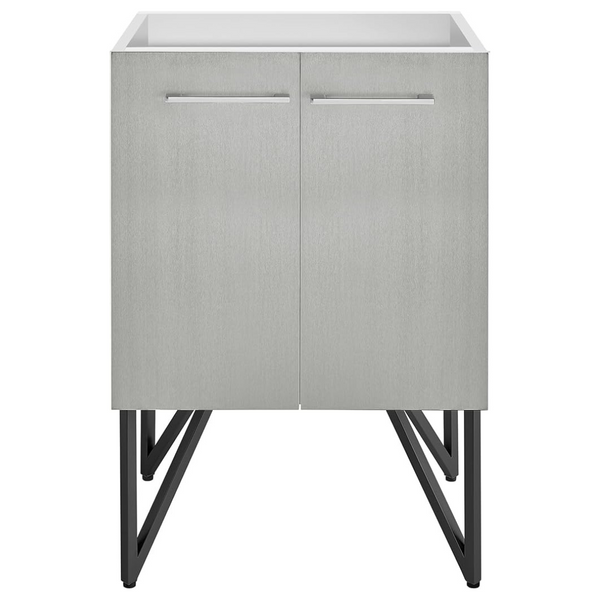 Swiss Madison Annecy 24 Brushed Grey Bathroom Vanity Cabinet