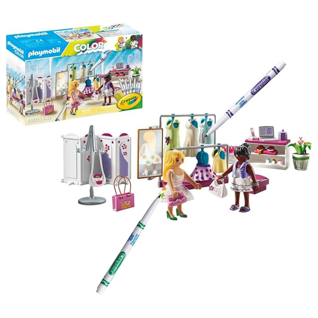 Playmobil Crayola Color & Style Fashion Boutique Playset