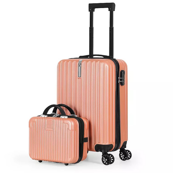 Hikolayae Value Pack 2-Piece Hardside Spinner Luggage Set