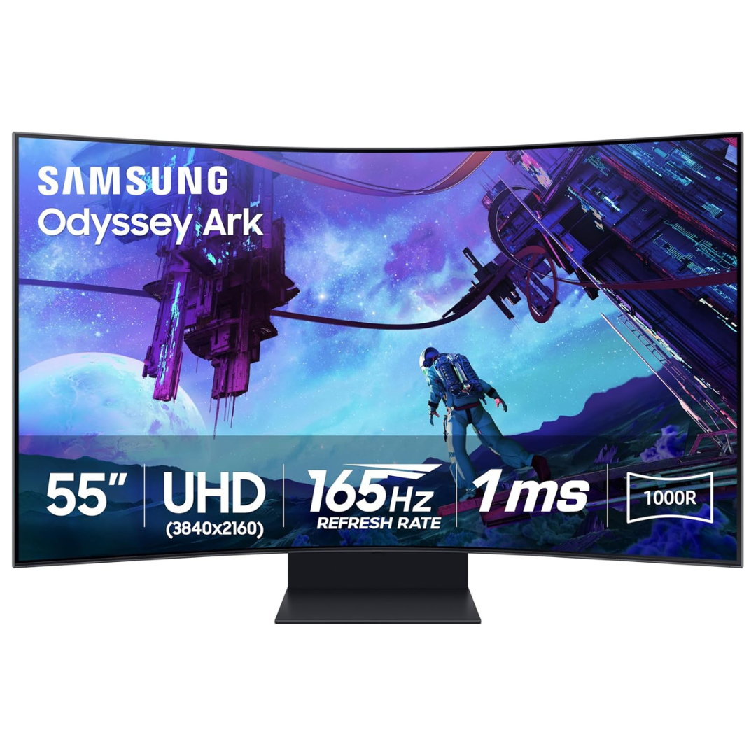 Samsung Odyssey Ark 2nd Gen 55" Curved 4K UHD LED Gaming Monitor