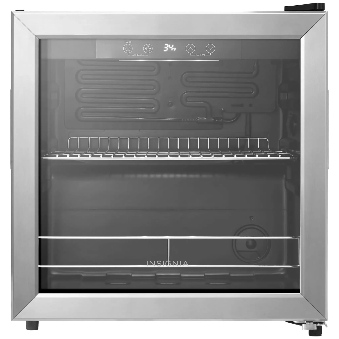 Insignia 48-Can Stainless Steel Beverage Cooler