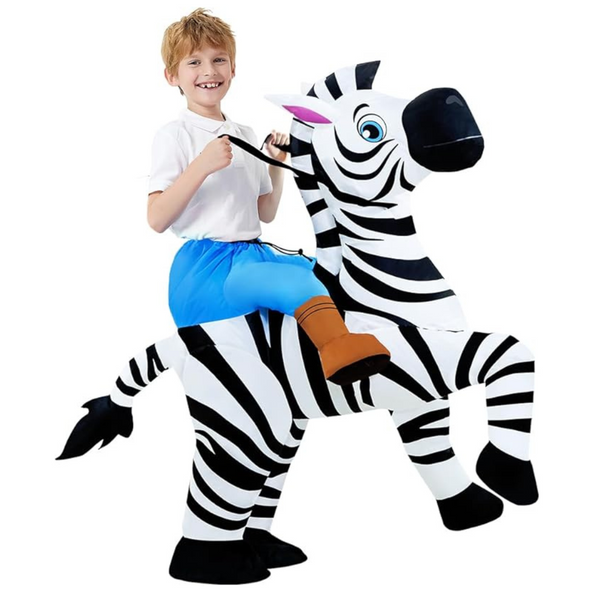 Inflatable Zebra Ride On Costume