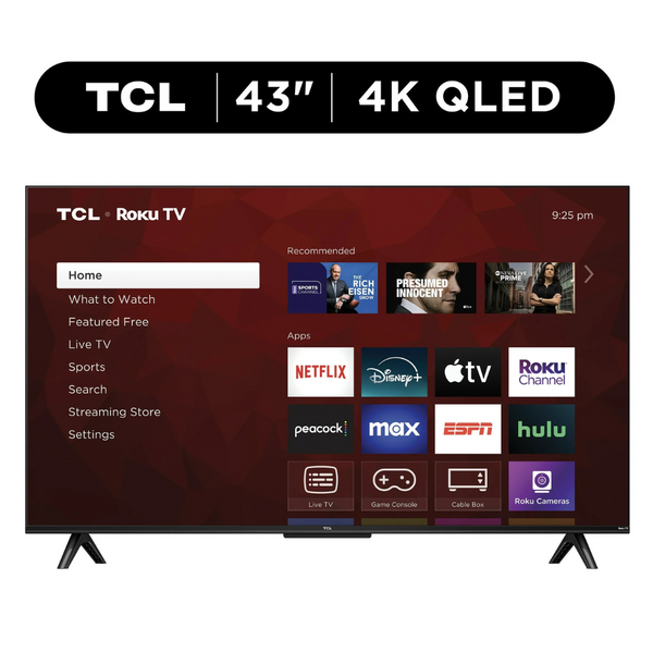 TCL Class Q5 43" 4K Ultra HDR Smart QLED Roku TV (2024)