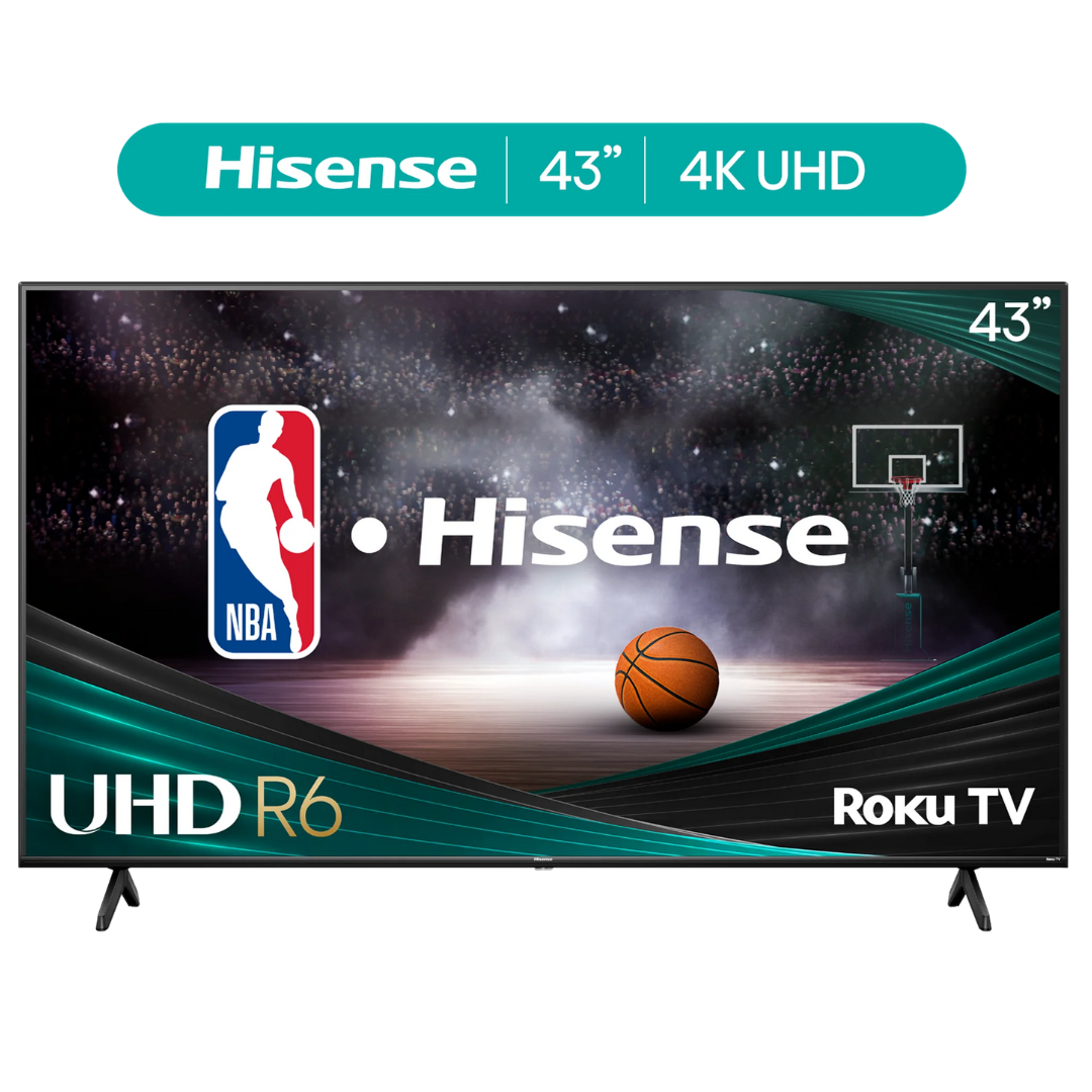 Hisense 43R6E3 43" 4K UHD LCD Roku Smart HDTV