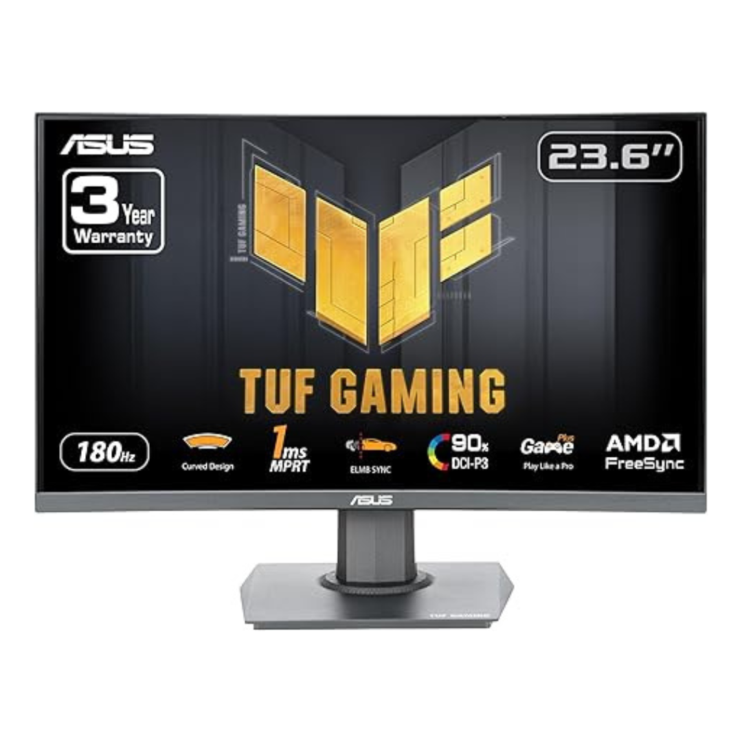 Asus TUF 24" Curved FHD 180Hz 1ms VA Freesync Gaming Monitor