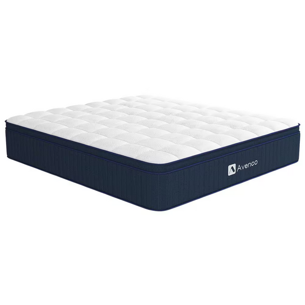 Avenco 12" Firm Hybrid Pillow Top Motion Isolation Pocket Spring Mattress