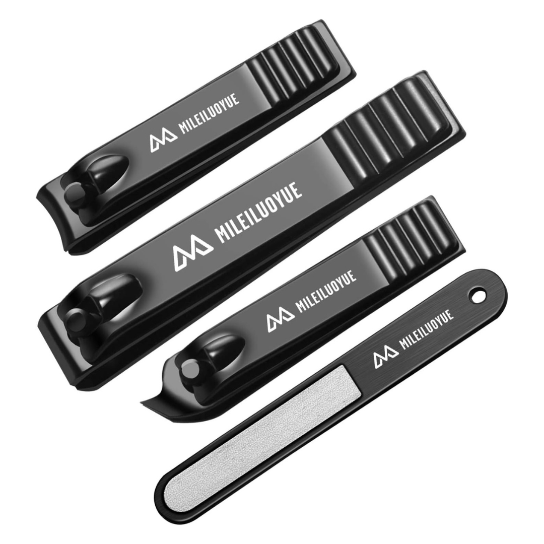 4 Pc Nail Clippers Set In Tin Box