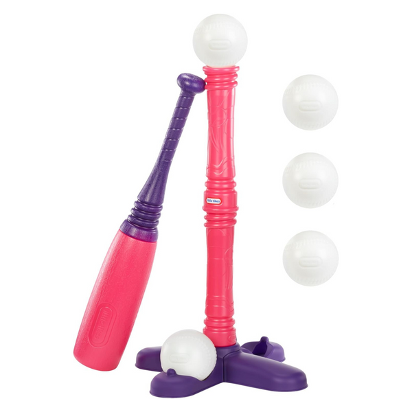 Little Tikes T-Ball Set, Pink, 5 Balls