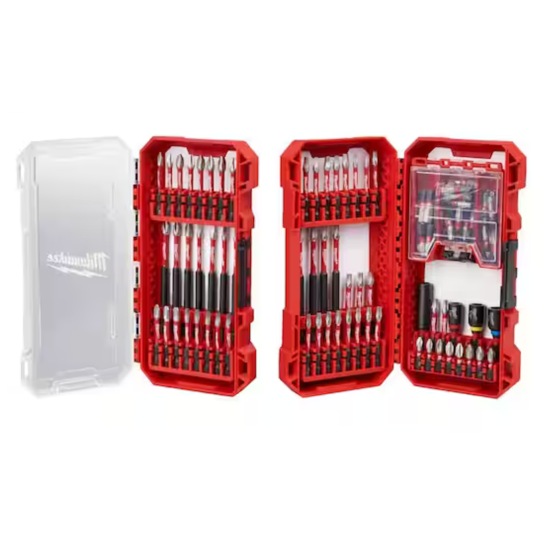 100-Piece Milwaukee Shockwave Impact-Duty Alloy Steel Screw Driver Bit Set