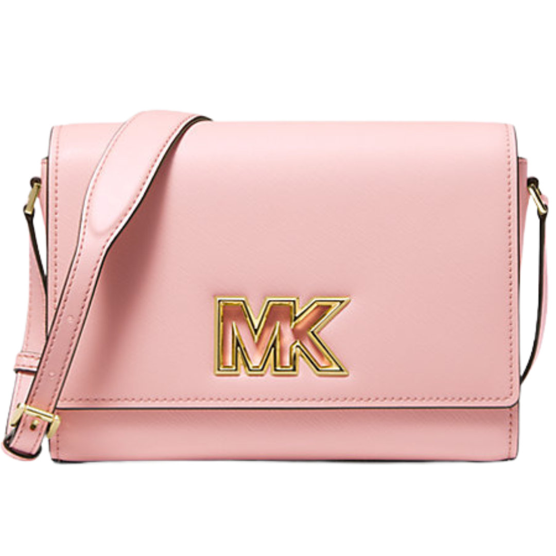 Michael Kors Mimi Medium Leather Messenger Bag