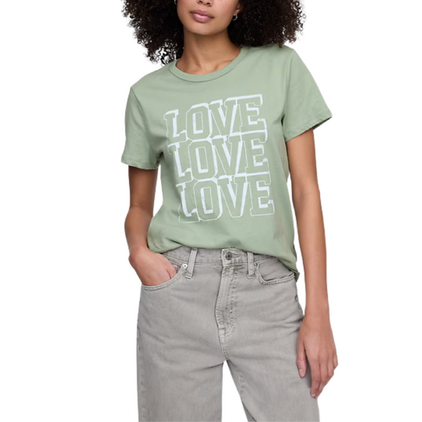 Gap Factory Women's Favorite Graphic T-Shirt (Desert Sage)