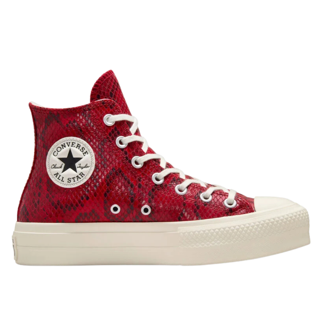 Chuck Taylor All Star Lift Platform Snakeskin Print Shoes