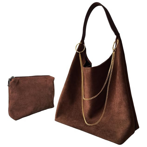 Retro Suede Hobo Bag (3 Colors)