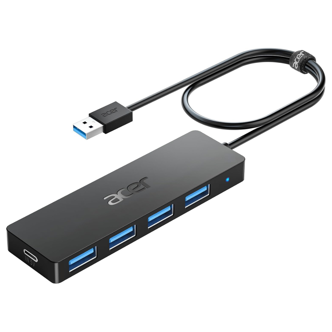 Acer 4 Ports USB Hub With 2ft Cable