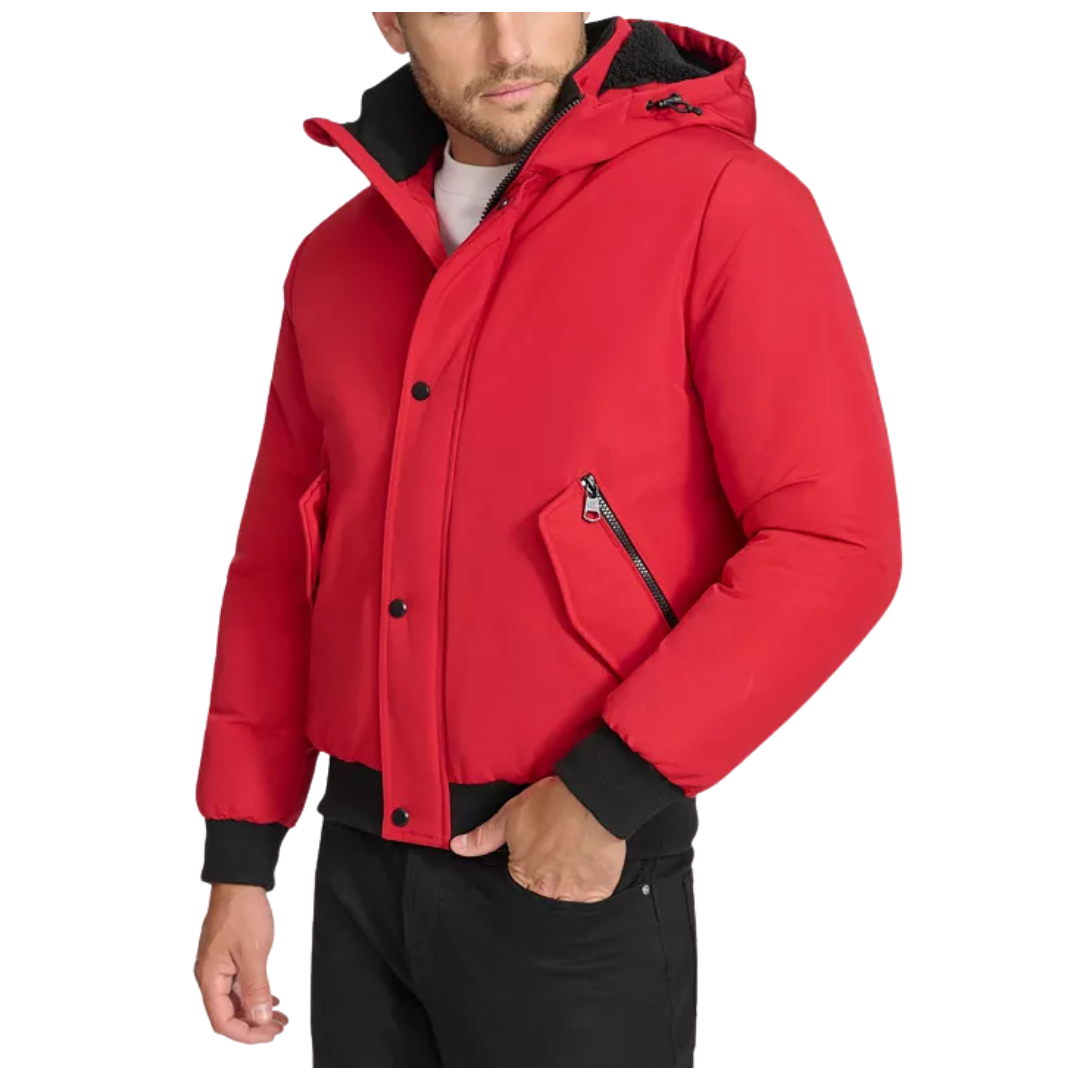 Calvin Klein Men's Arctic Faille Parka Bomber