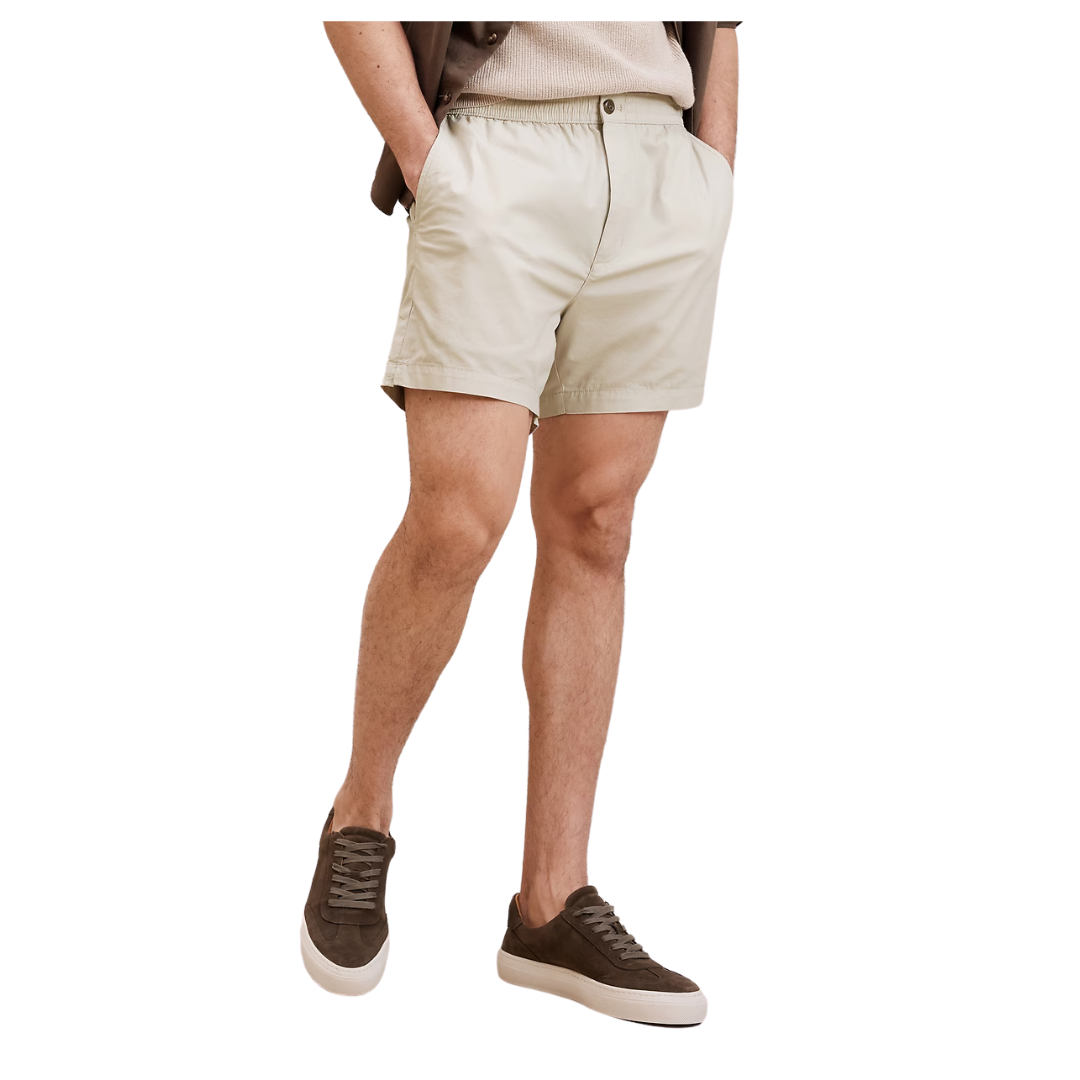 Banana Republic Factory Men's 5" Summerweight Pull-On Chino Short