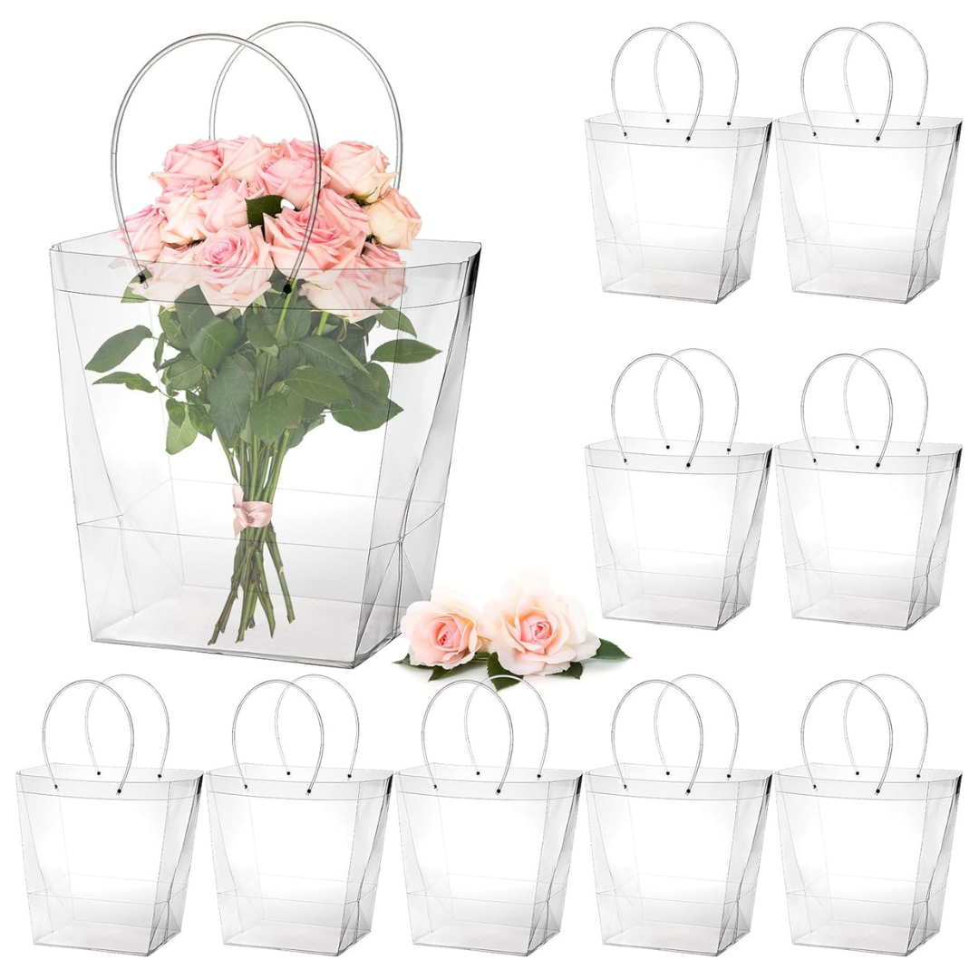 Extra Large Gift Bags with Long Handles, 10 Pack