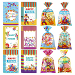 Happy Purim Treat Bags, 120 Pcs