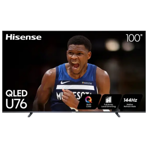 Hisense Class U76 Series 100" 4K Ultra HDR Smart QLED Google TV