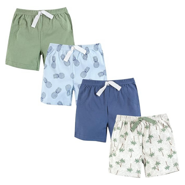 4-Pack Hudson Baby Unisex Baby And Toddler Shorts Bottoms