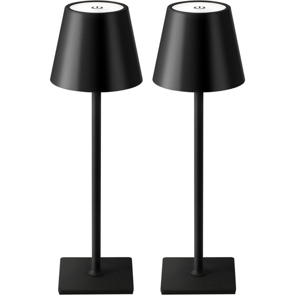 2-Pack KDG 5000mAh Battery Operated Portable Cordless LED Table Lamp