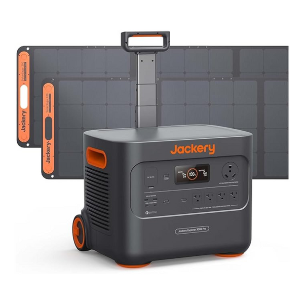 Jackery Explorer 3000 Pro + 2 x 200 Watt Solar Panels