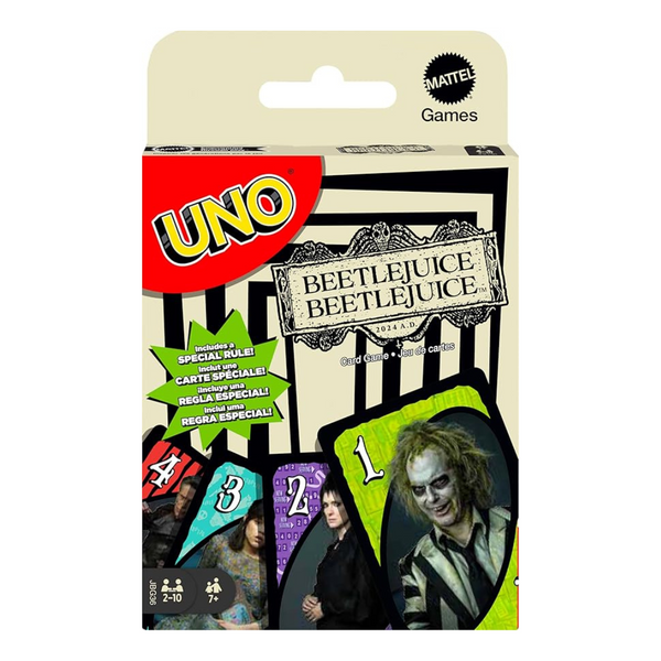 Mattel Games UNO Beetlejuice Beetlejuice Card Game For Kids