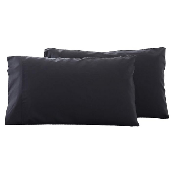 2-Pack 20" x 30" Microfiber Queen Bed Pillowcases