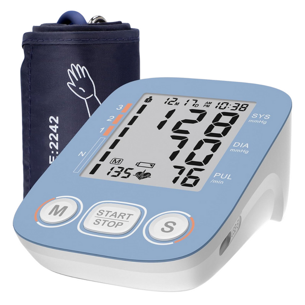 Automatic Upper Arm Blood Pressure Monitor With Large Cuff