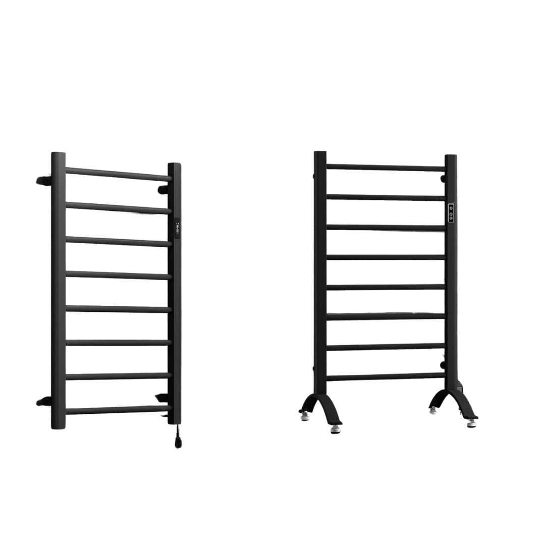 8 Bars Wall Mounted/Standing Heated Towel Rack