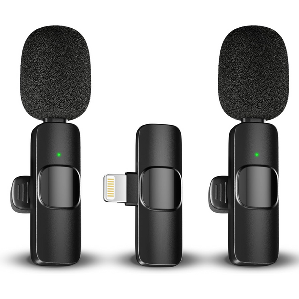 Wireless Lavalier Microphone For iPhone/Android/PC