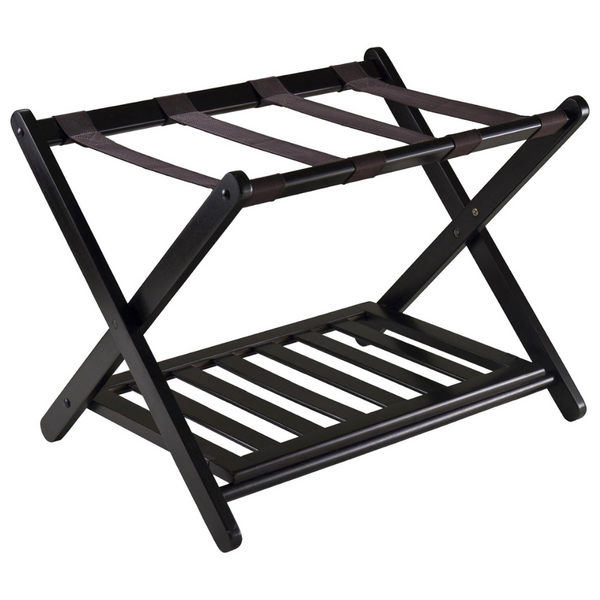 Winsome 92436 Luggage Rack With Shelf