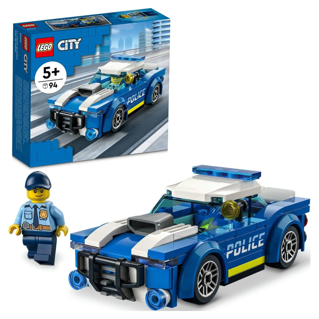 94-Piece LEGO City Police Car 60312 Building Kit For Kids