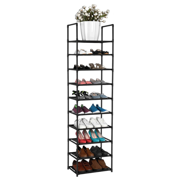 10-Tier Fiducial Home Shoe Rack With Up To 20-25 Pairs Of Shoe Capacity