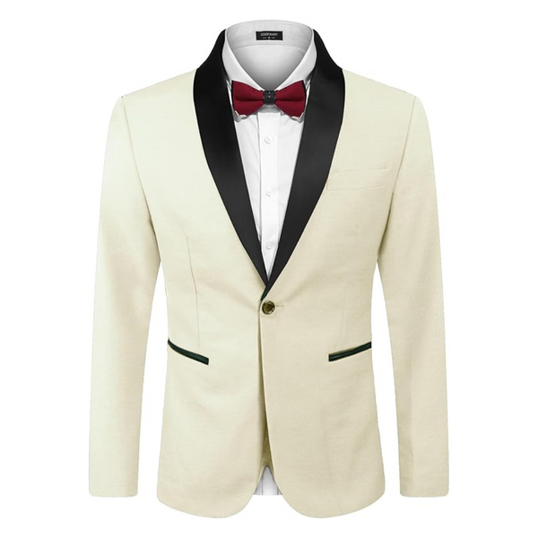 Coofandy Men's Wedding One Button Blazer