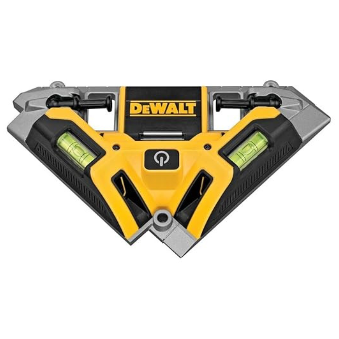 DeWALT 33Ft Durable Aluminum Laser Square W/ 3 Mounting Pins