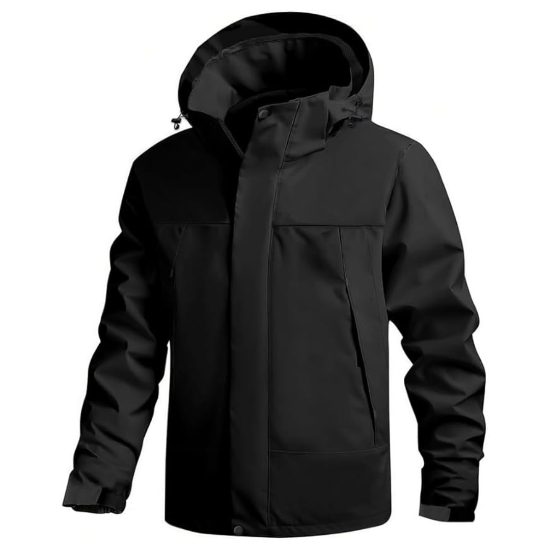 Men's Hiking Windbreaker Rain Coat With Hooded