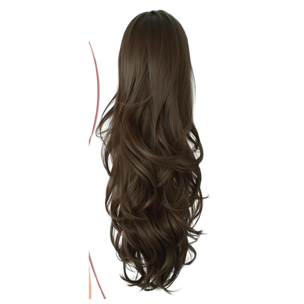 24 Inch Long Drawstring Ponytail Extension For Women